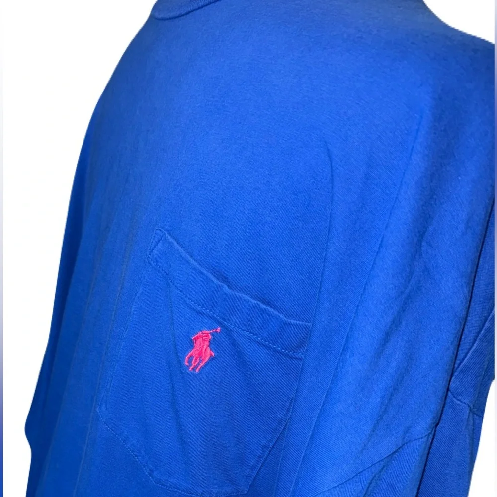 Polo by Ralph Lauren Men's Blue Short Sleeve T-Shirt Size XXL - Picture 8 of 12